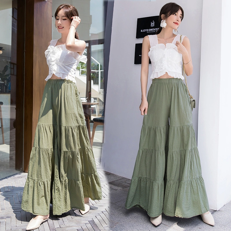 High Waist Wide Leg Pants