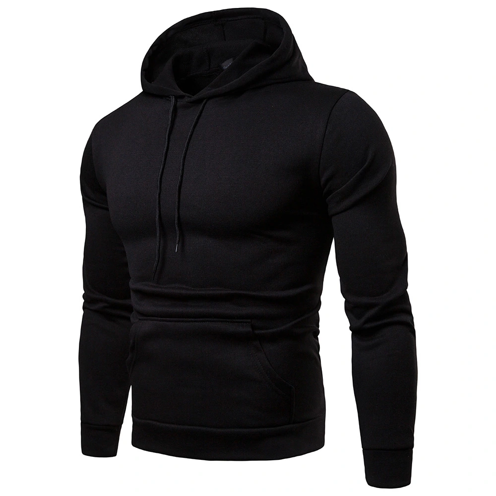 Casual Fashion Plus Size Solid Color Hooded Sweater