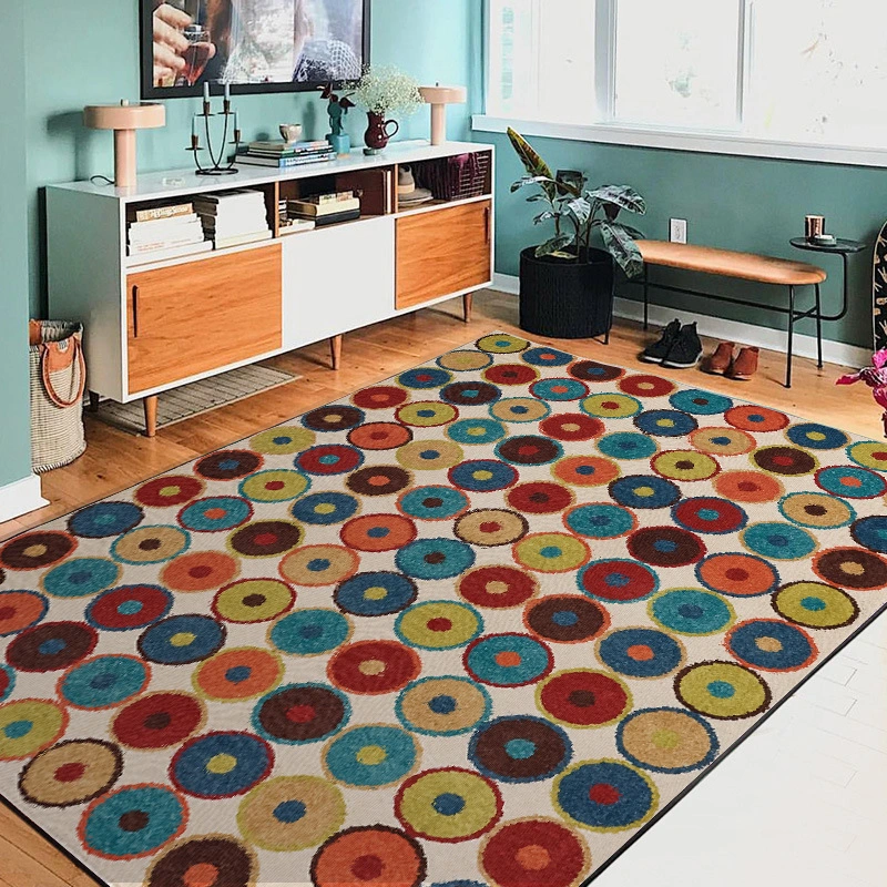 Circle Bedroom Door Living Room Kitchen Bathroom Floor Mat
