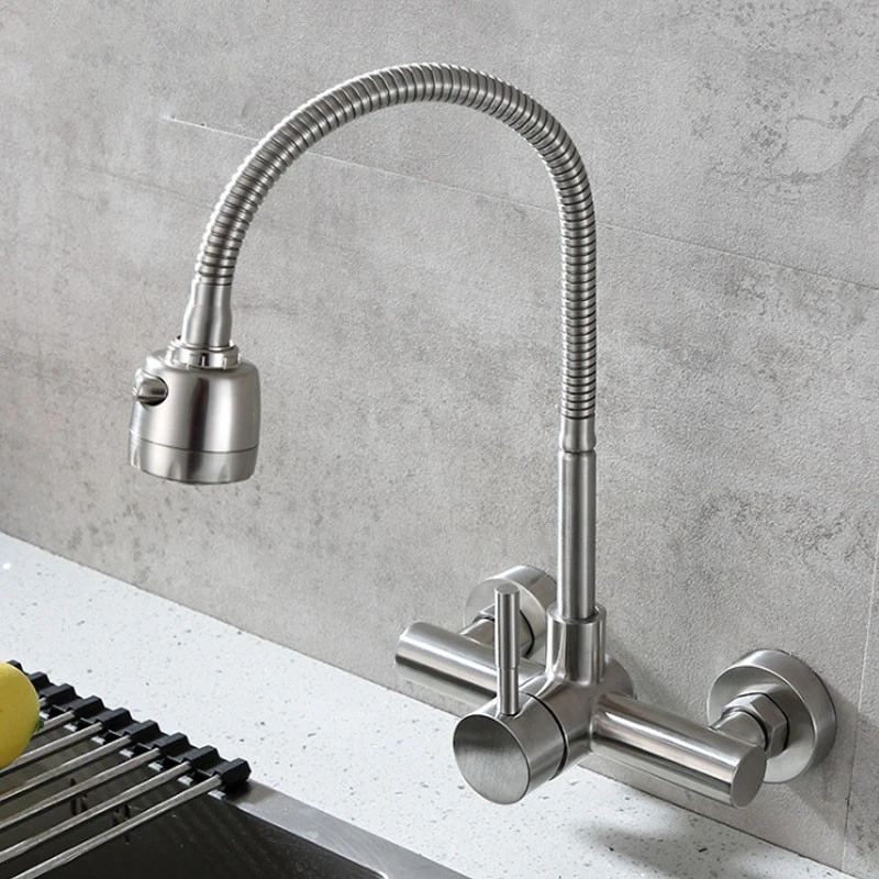 Kitchen Sink Wall-mounted Hot And Cold Water Faucet