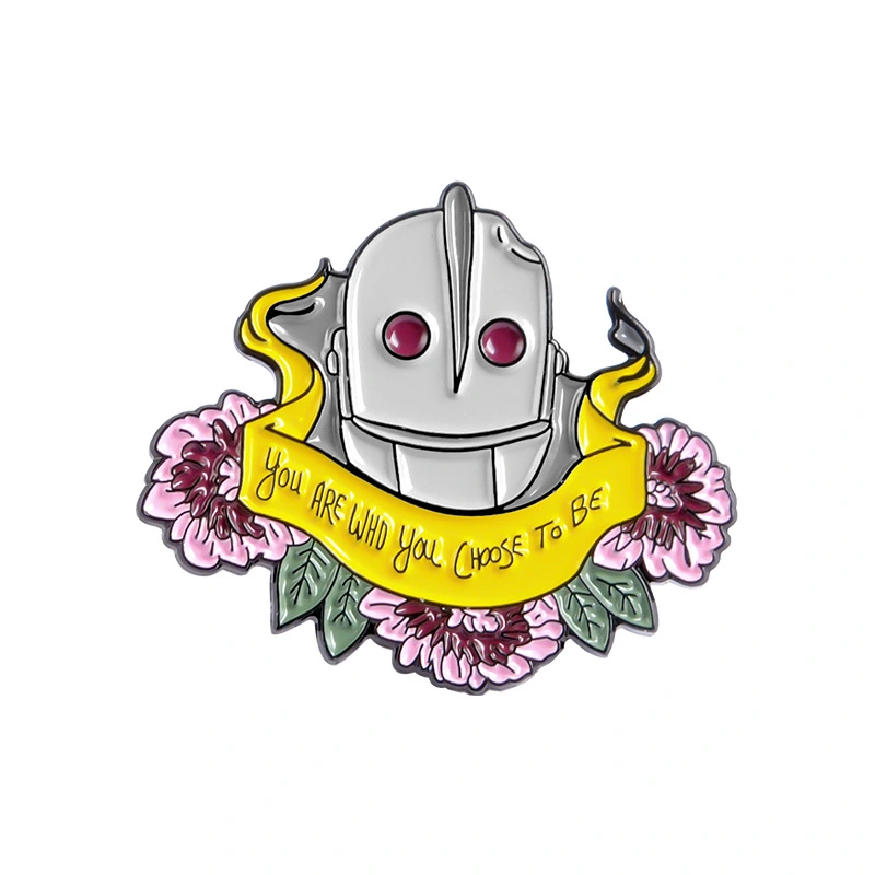 Cartoon alloy brooch