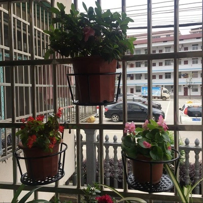 Balcony flower stand hanging flower pot