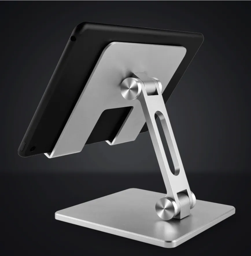 Folding Adjustable Aluminum Alloy Bracket For Tablet Computer