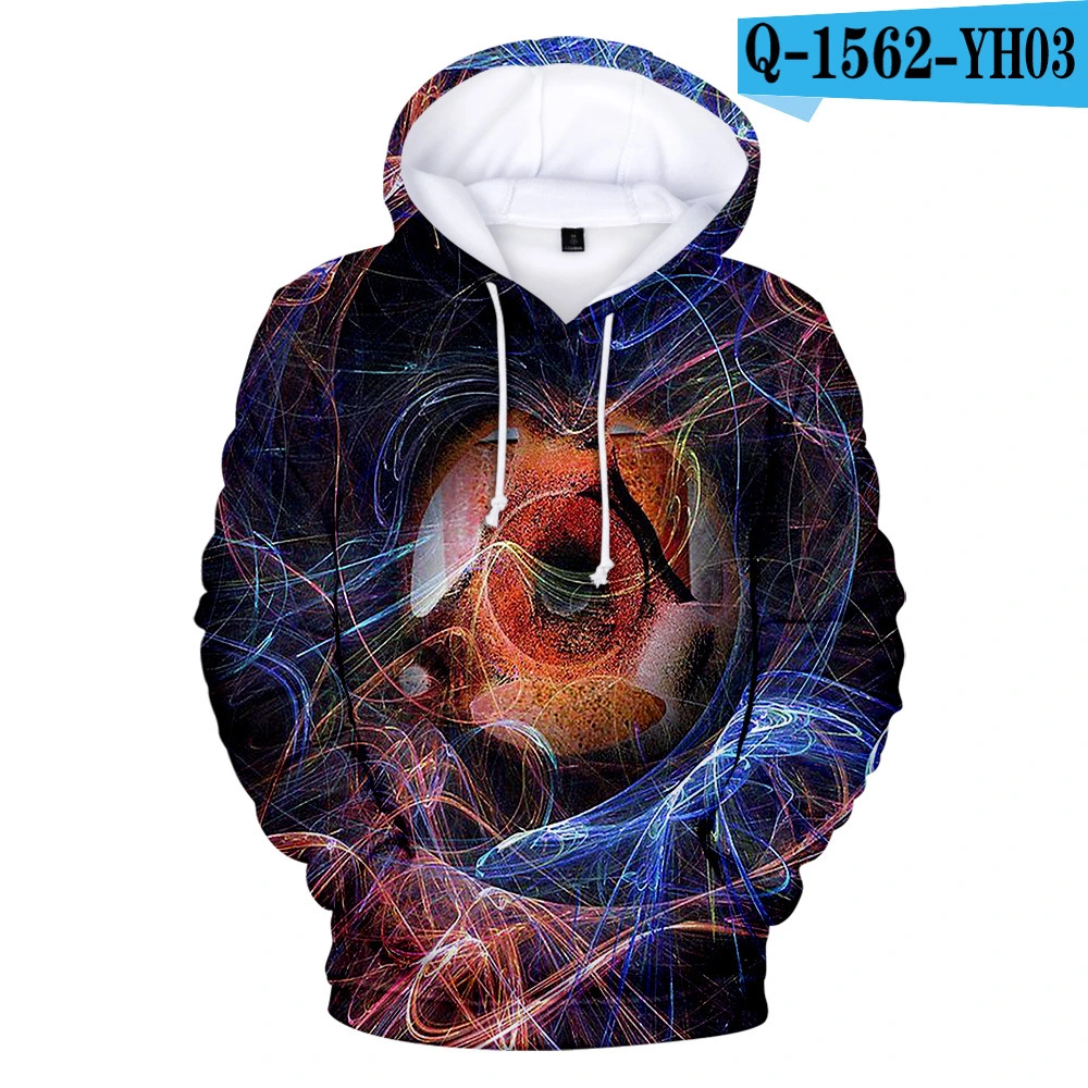 Fashionable 3D Digital Printed Hooded Sweatshirt For Men And Women Couples