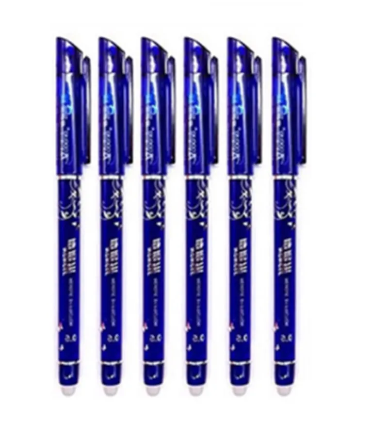 Gel Pen 0.5mm Erasable Pen Wholesale Black Blue Hot and Easy Erasable Water-based Pen