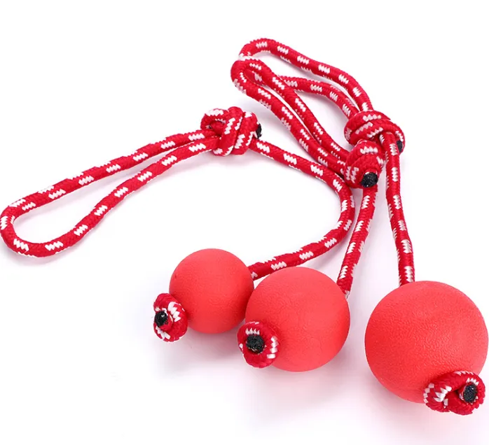 Pet-resistant bite-free ball Solid rubber bouncy ball Toy ball Bite-resistant bite ball