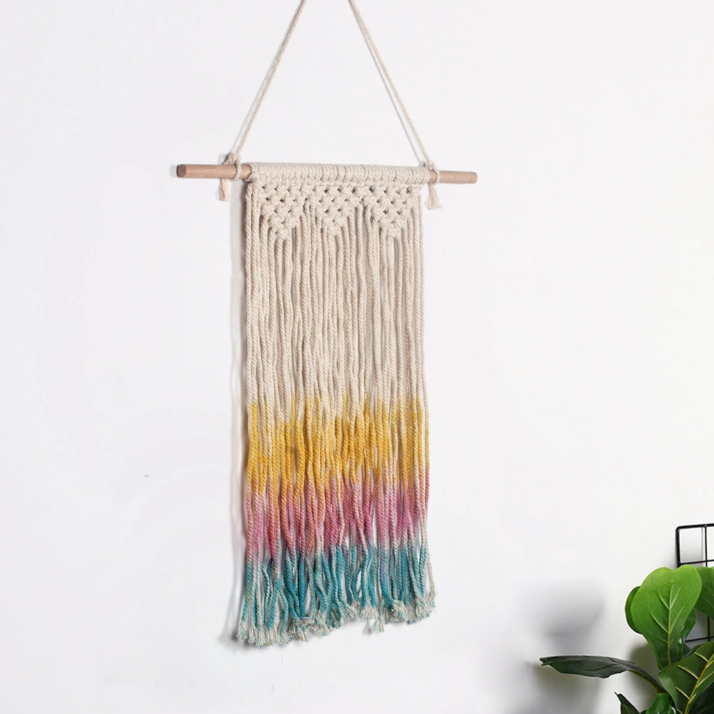 Wall Decoration Bohemian Woven Tapestry Colorful Tassel Mural Nordic Home Furnishing