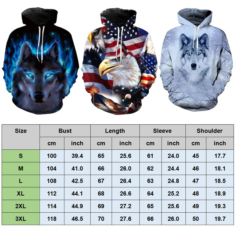 Autumn and winter men's fashion printed hooded sweater