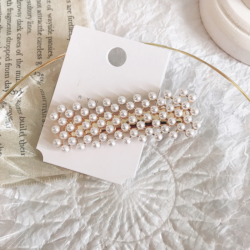 Pearl Hair Clip Retro Clip