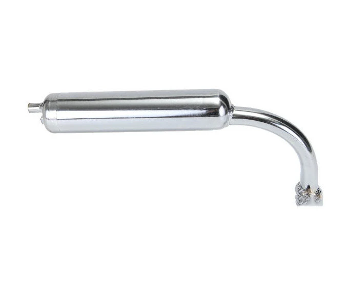 Motorcycle Chrome-Plated Muffler Two-Stroke Motorcycle Muffler Exhaust Pipe
