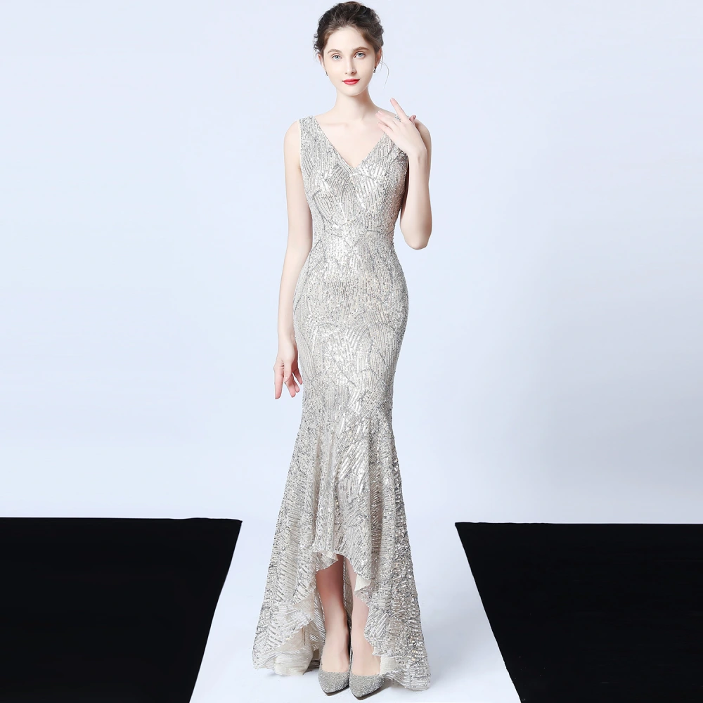 Evening dress V neck sexy