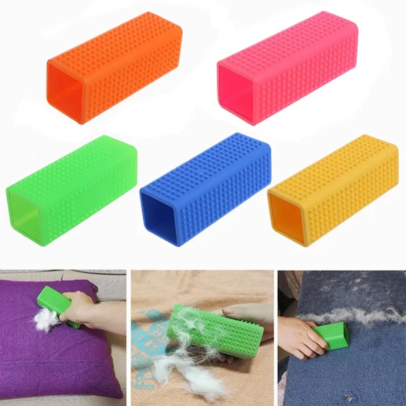 Pet Dog Puppy Cat Bath Brush Comb Depilation Silicone Massage Grooming Cleaner