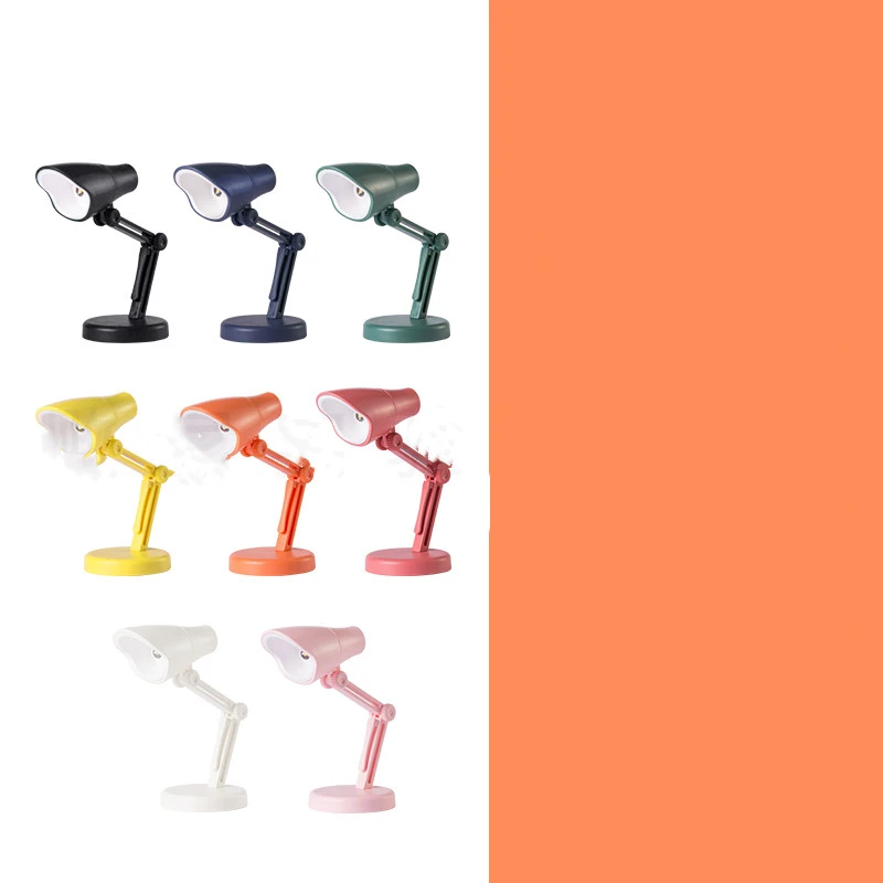 Eye Protection Table Lamp LED Book Light Mini Clip-on Flexible Bright LED Lamp Light Book Reading Lamp for Travel Bedroom Book
