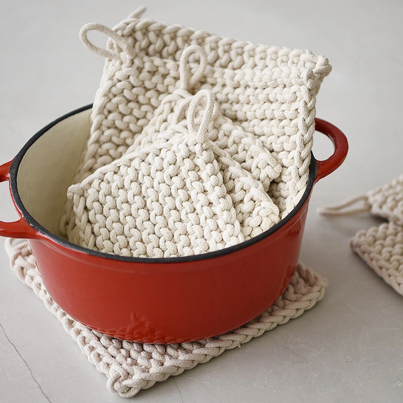 Handmade Simple Cotton Coaster Potholder