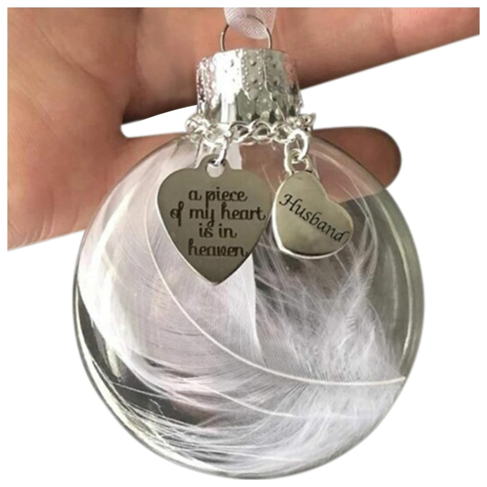 A Piece Of My Heart Is Heave In Feather Heart Memorial Pendant Relatives Memorial 