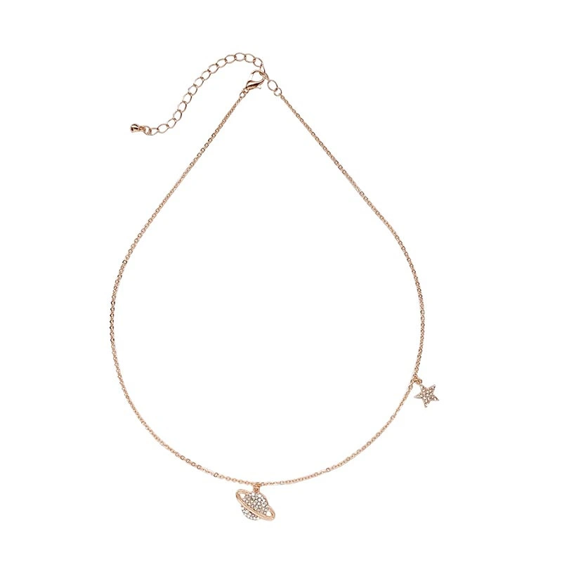 Fantasy Planet Superflash Ins Cold Wind Collarbone Chain