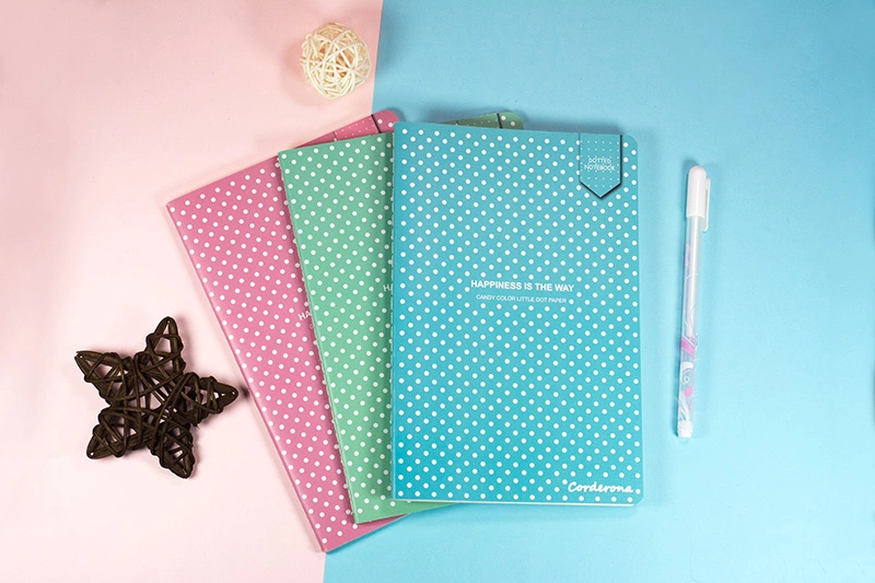 Car Line Soft Surface Notebook Diary Dot Matrix Bullet Notebook