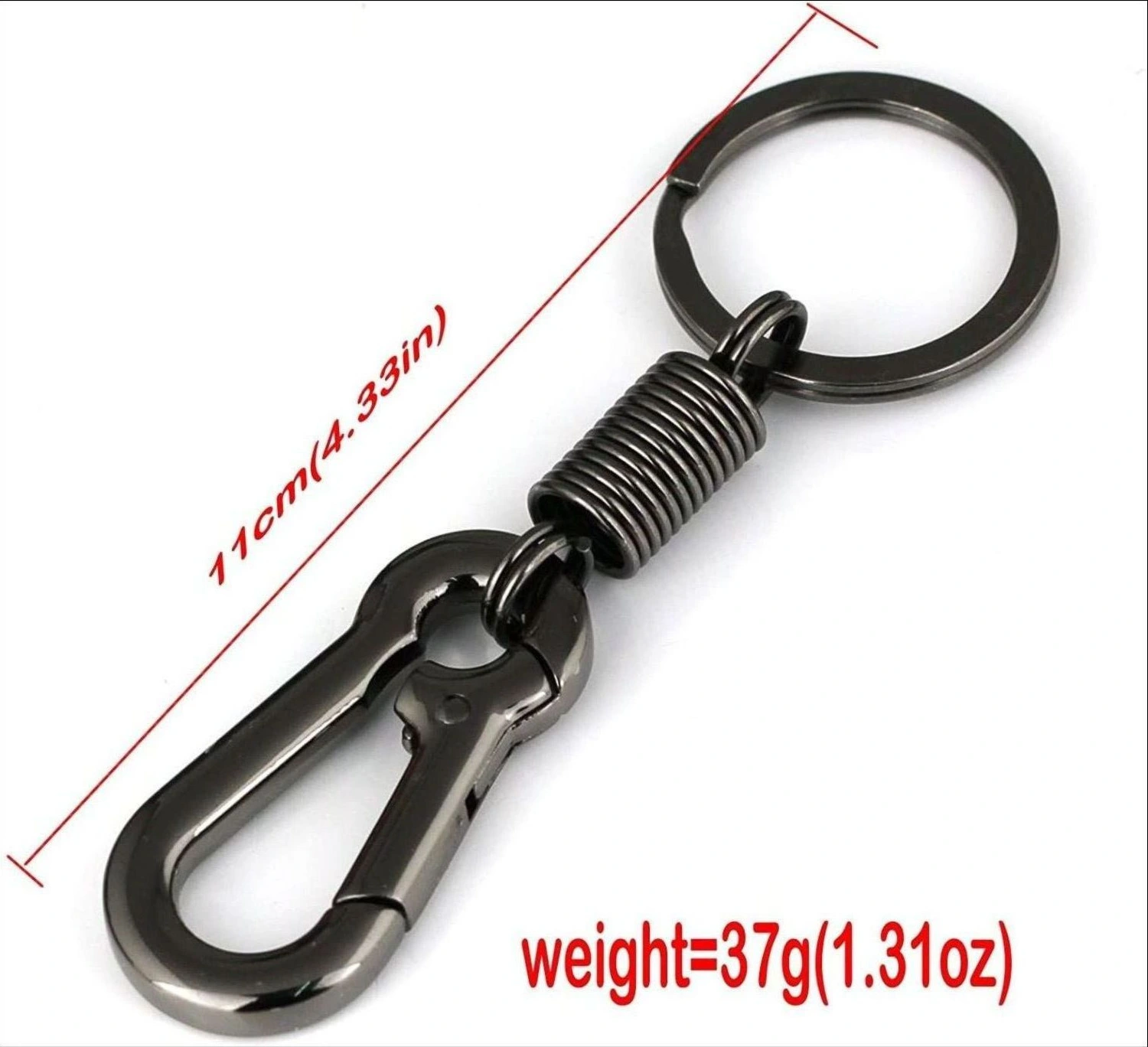 Metal zinc alloy key clip