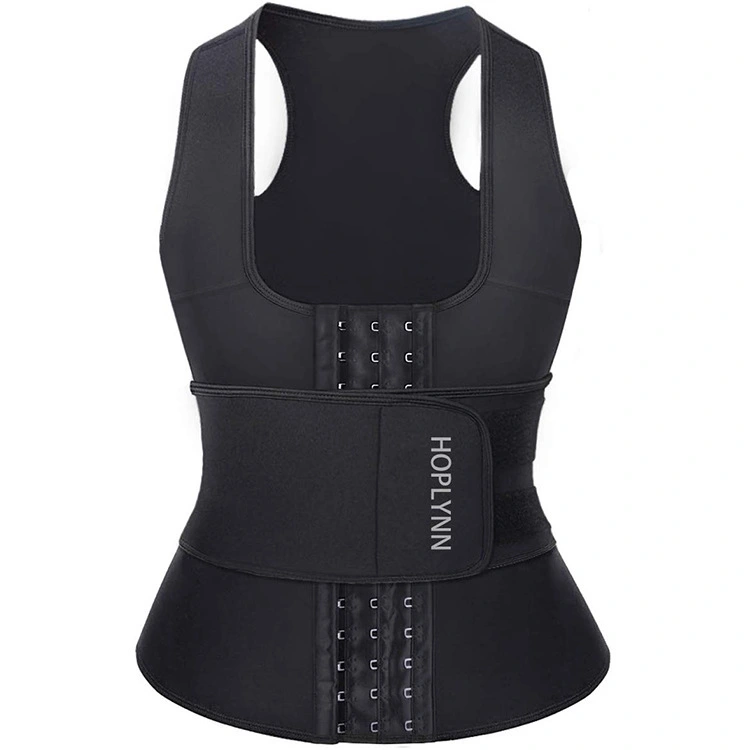Sweat-wicking Zippered Waistcoat And Abdomen Corset
