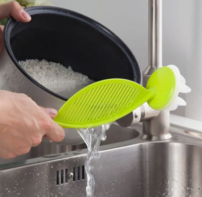 Multi-functional Silicone Rice Strainer