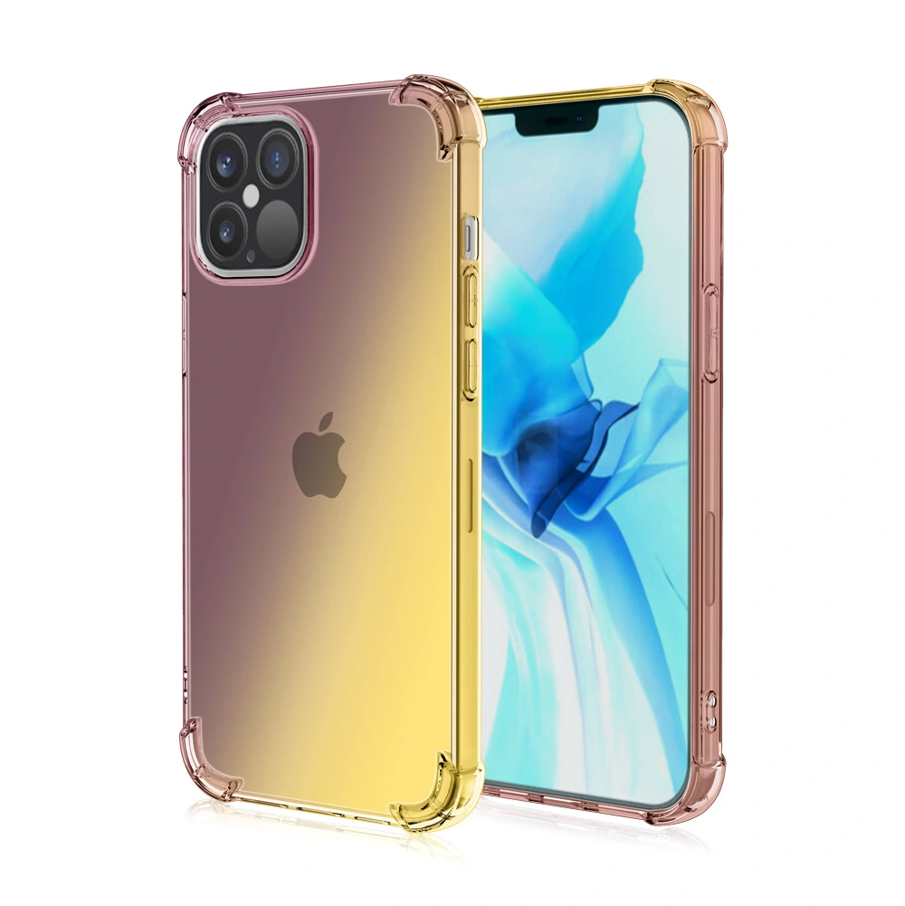 Compatible With , Compatible With , 12 Quadrangle Drop Proof  12 Gradient Color Phone Case