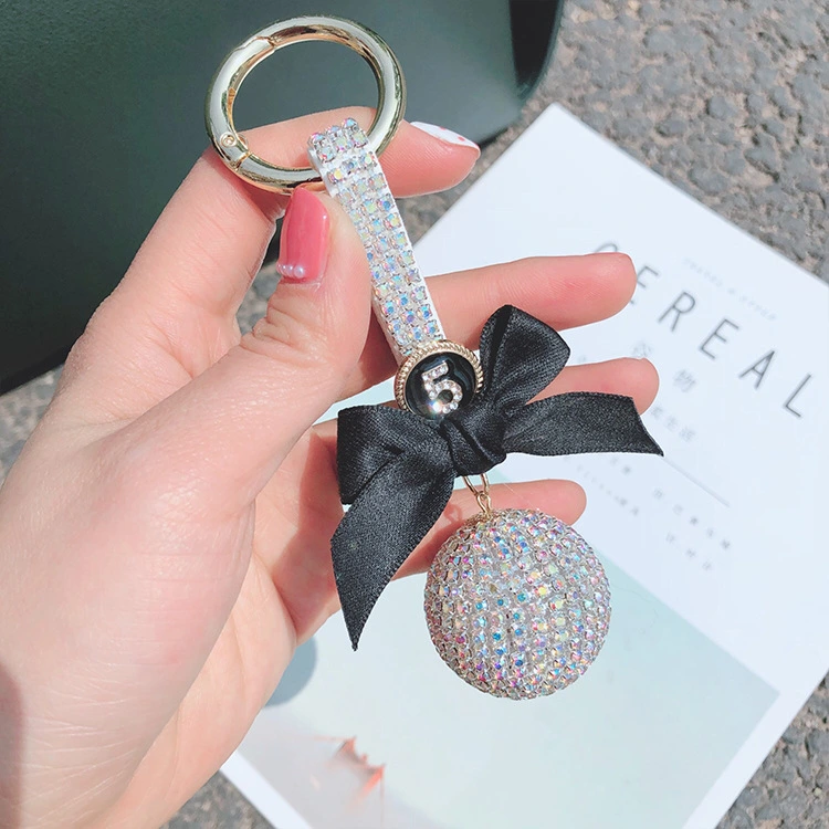 Diamond Diamond Ball Diamond Cord Car Keychain