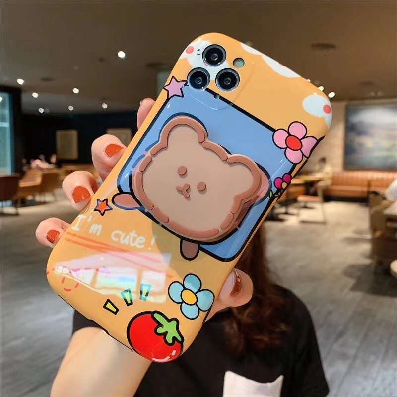 Compatible with Apple , Cartoon Bear Rabbit mobile phone case