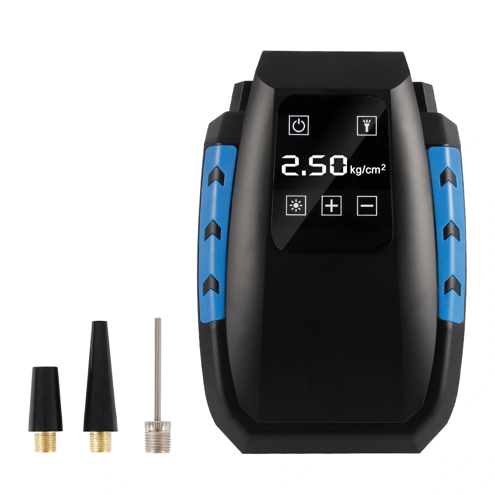 Intelligent digital display car air pump