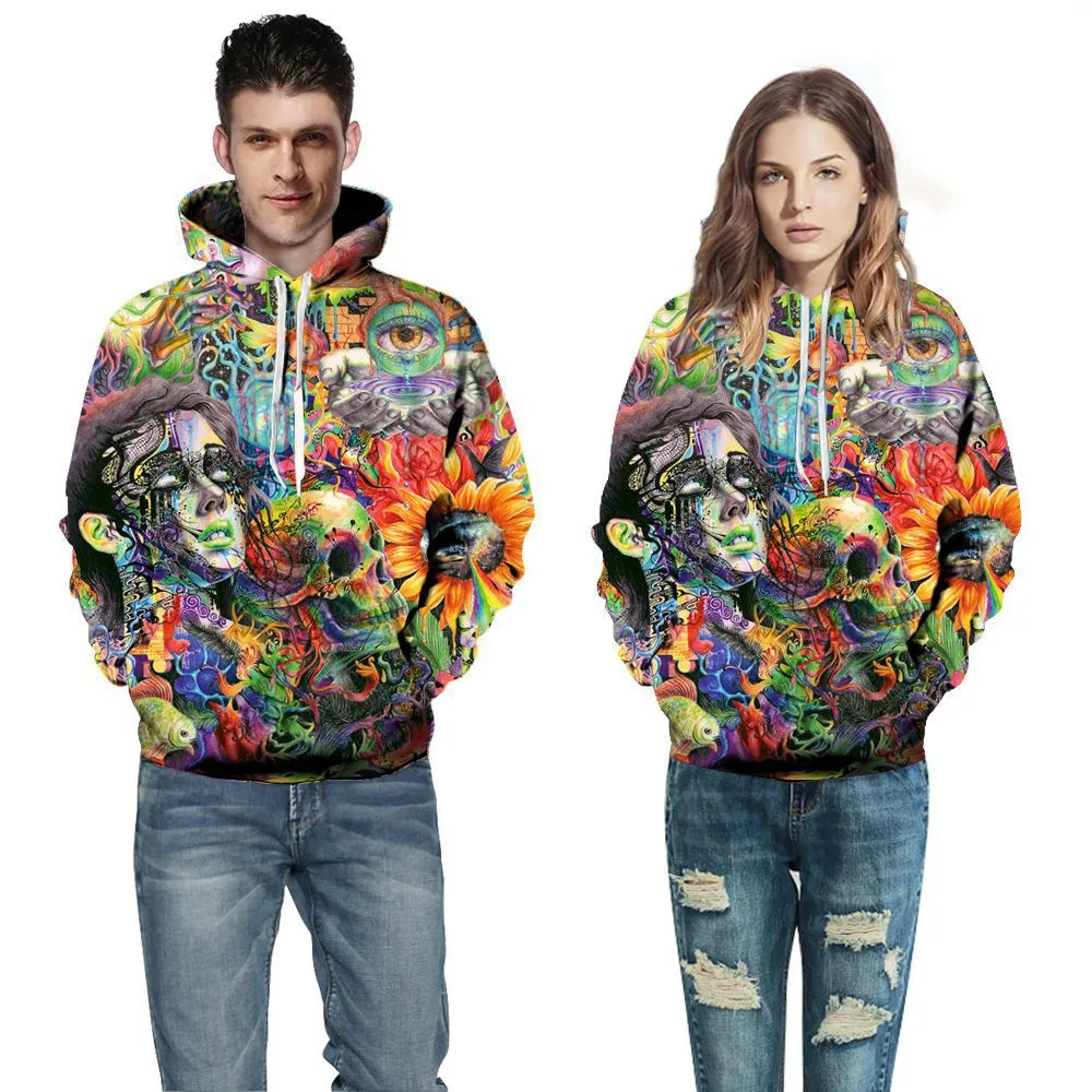Trippy Abstract Hoodie