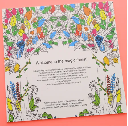 Magic Forest Children's Painting Coloring Book