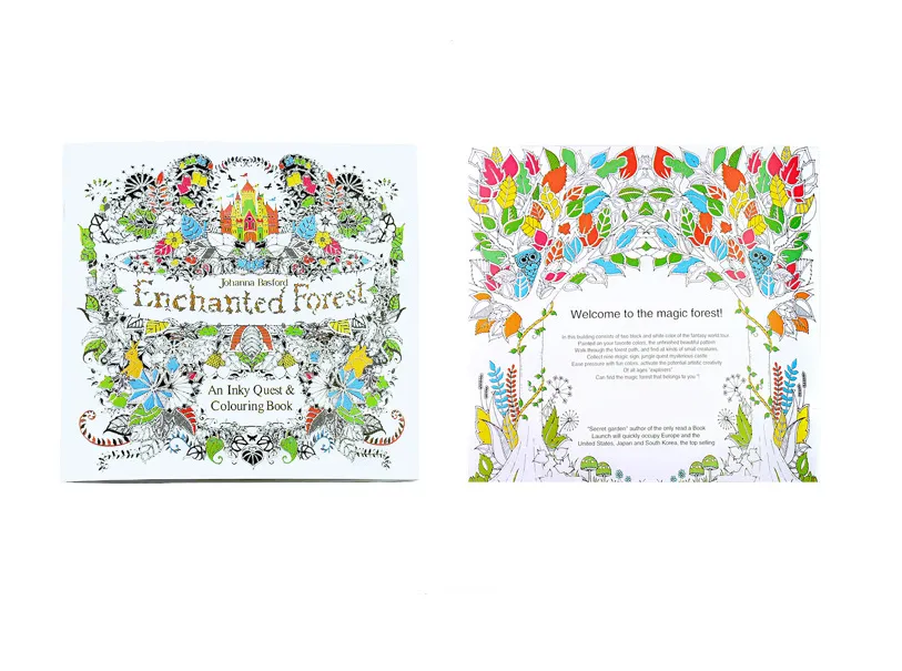 Magic Forest Children's Painting Coloring Book
