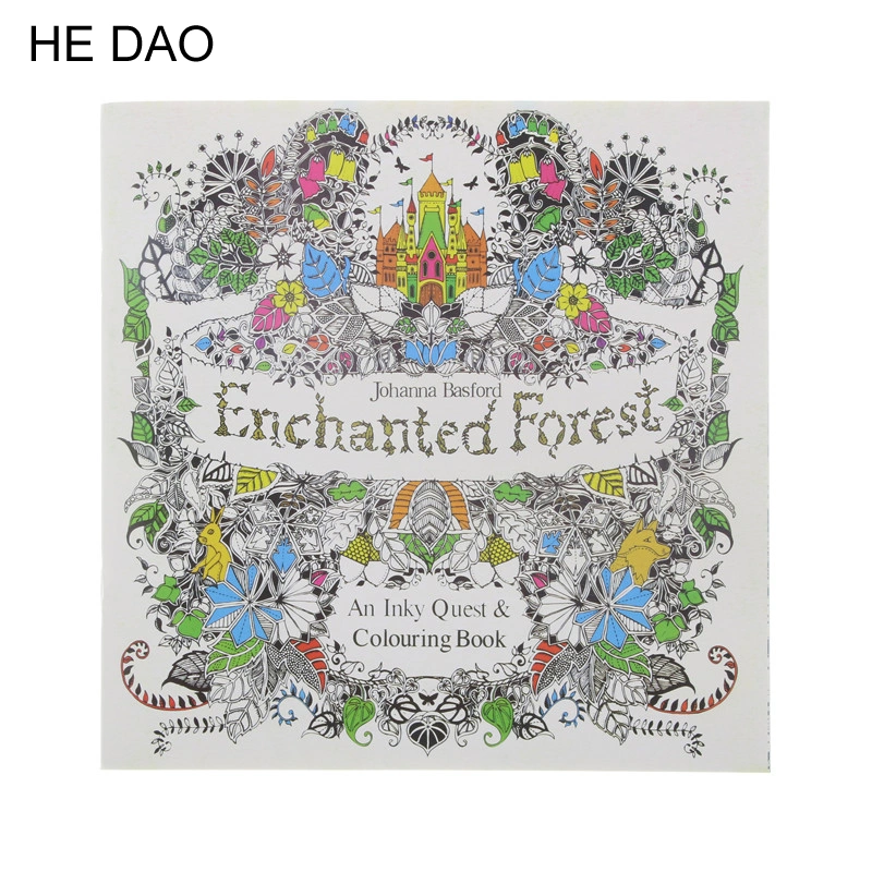 Magic Forest Children's Painting Coloring Book
