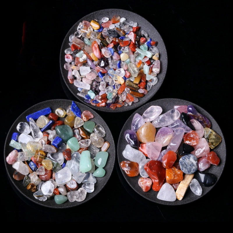 Natural colorful crystal gravel