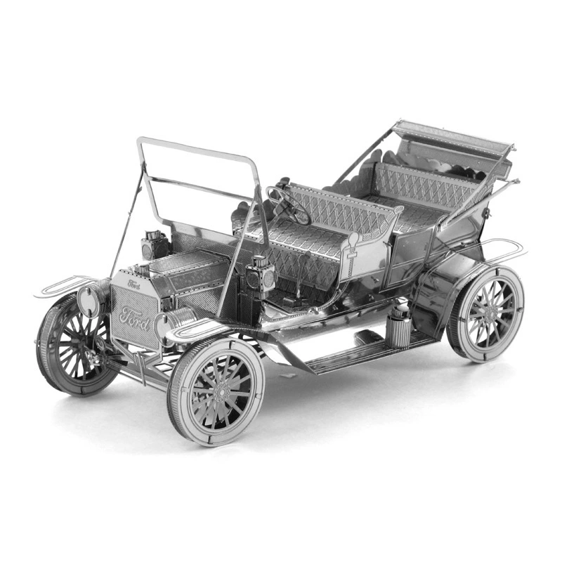 Full Metal DIY Assembly Model T-type Classic Car
