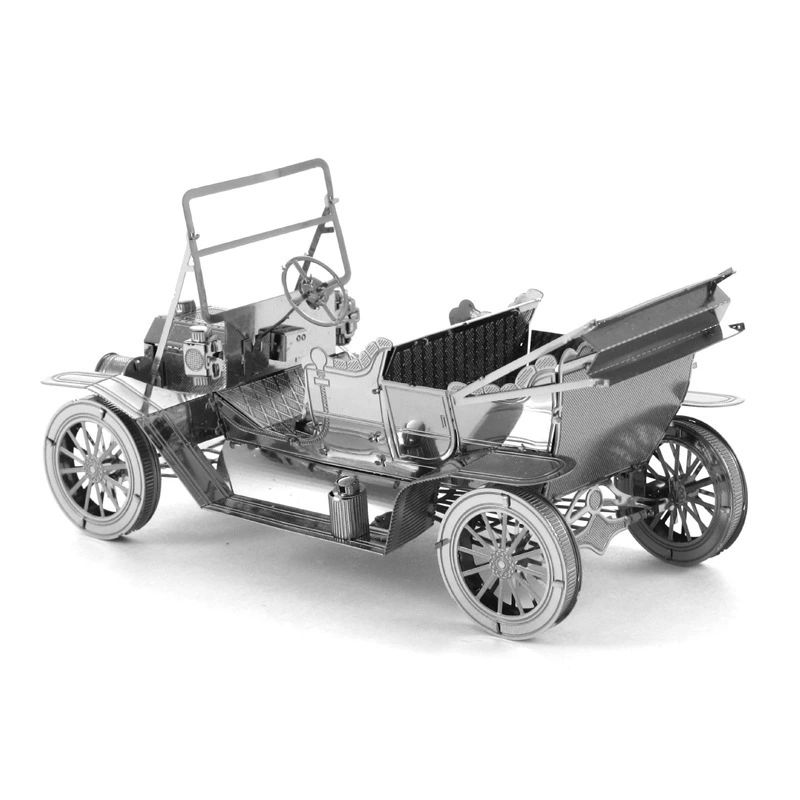 Full Metal DIY Assembly Model T-type Classic Car
