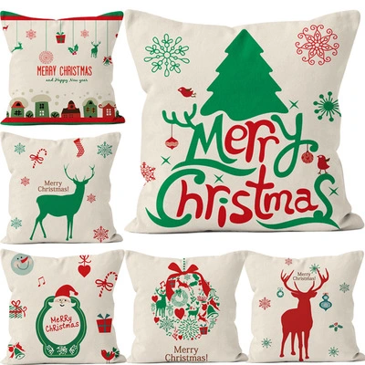 Christmas element pillowcase pillowcase