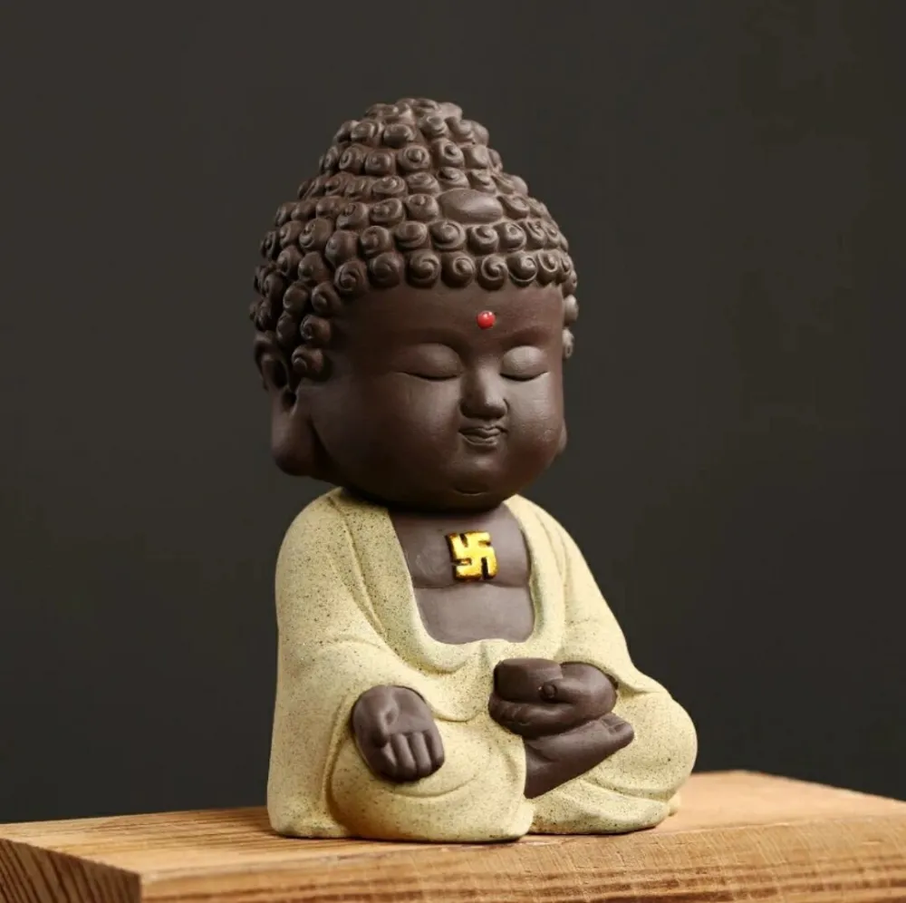 Little Tathagata Purple Clay Tea Pet Decoration