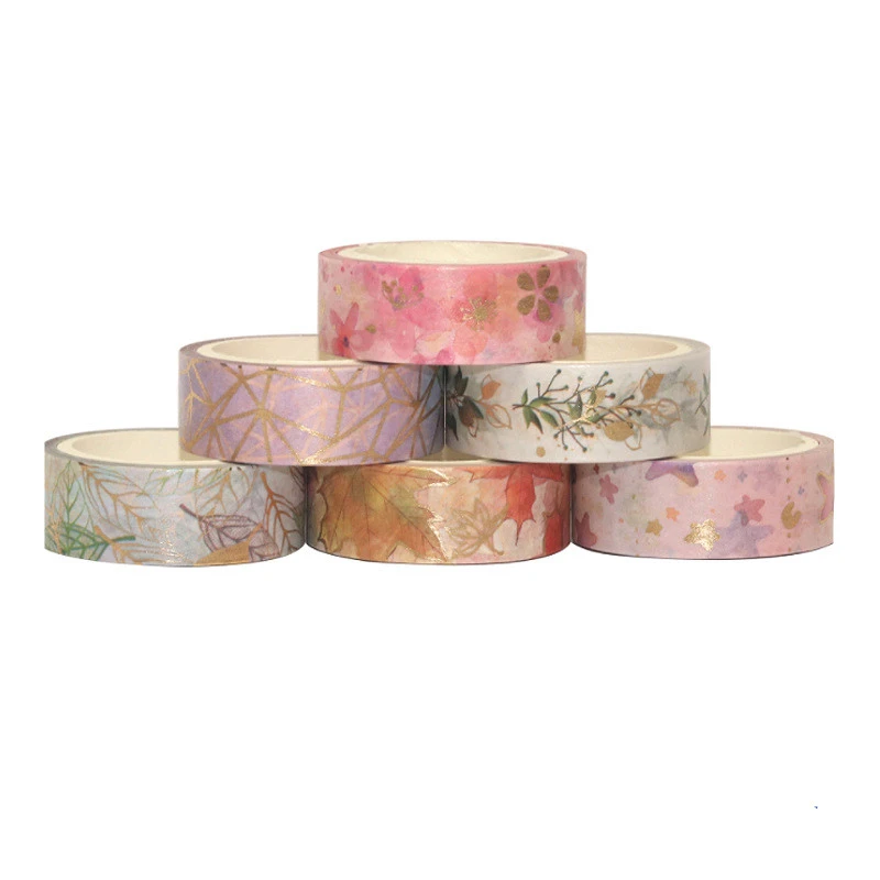 Explosive And Paper Tape Custom Set Flower Bronzing Tape Set