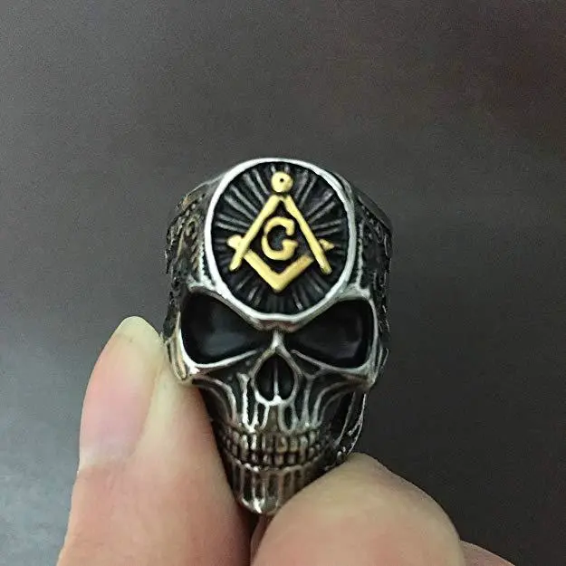 Punk domineering personality ring