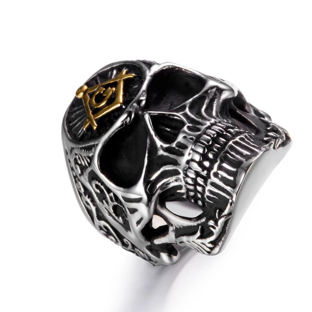 Punk domineering personality ring