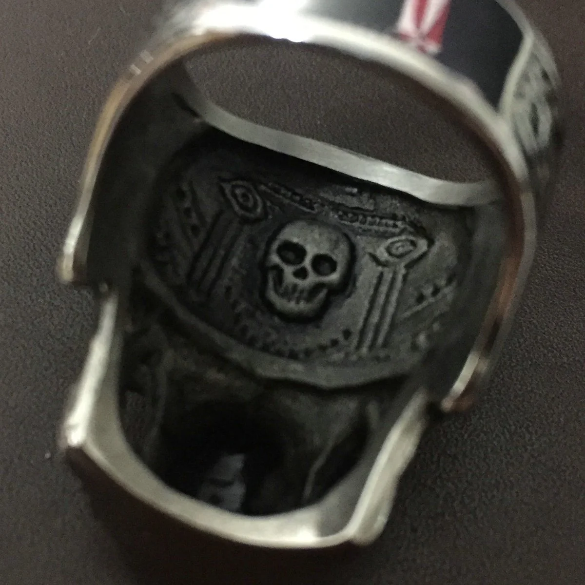 Punk domineering personality ring
