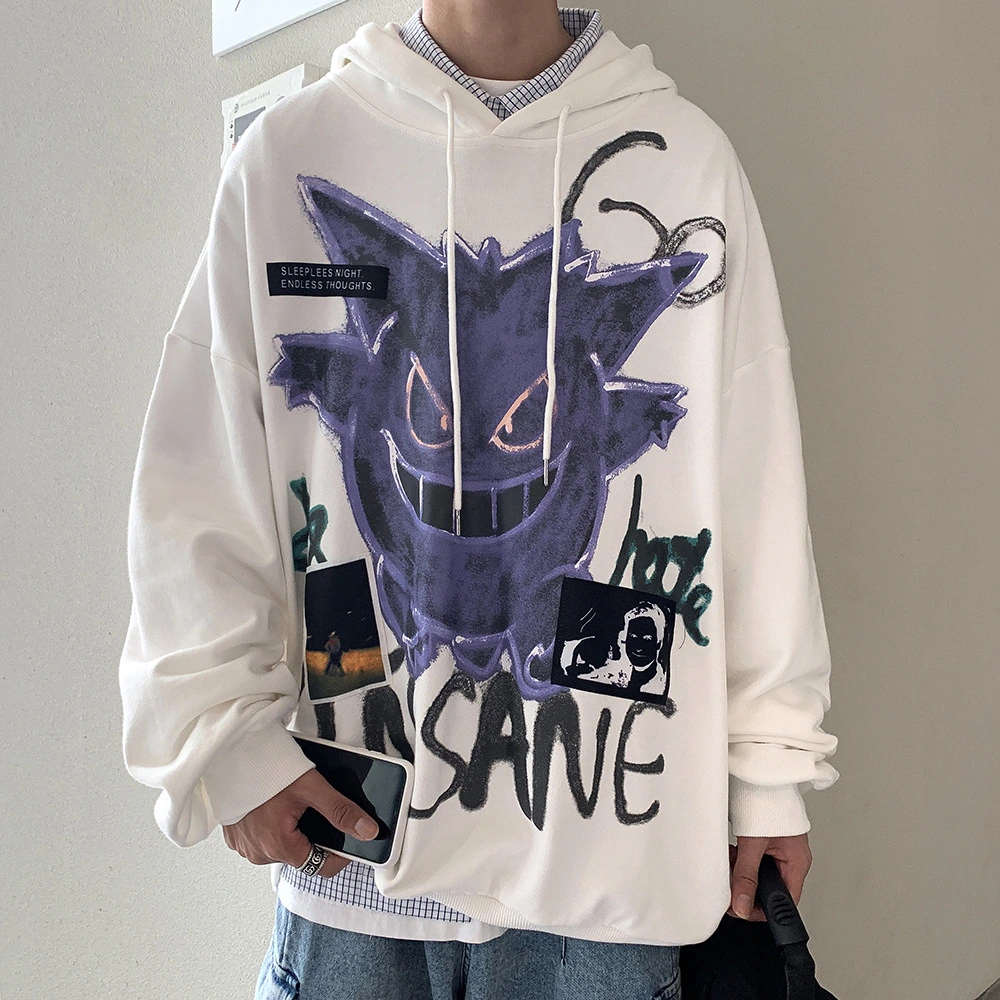 Sweatshirts Anime Hoodie Oversized Man Hoodies