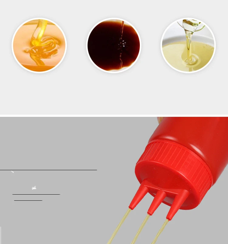Plastic Sauce Bottle 3 Piece Set Special Shooting Link