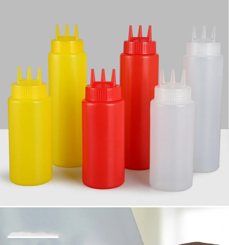 Plastic Sauce Bottle 3 Piece Set Special Shooting Link