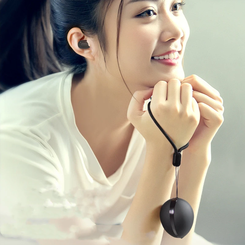 Binaural Wireless Mini Bass Bluetooth Headset