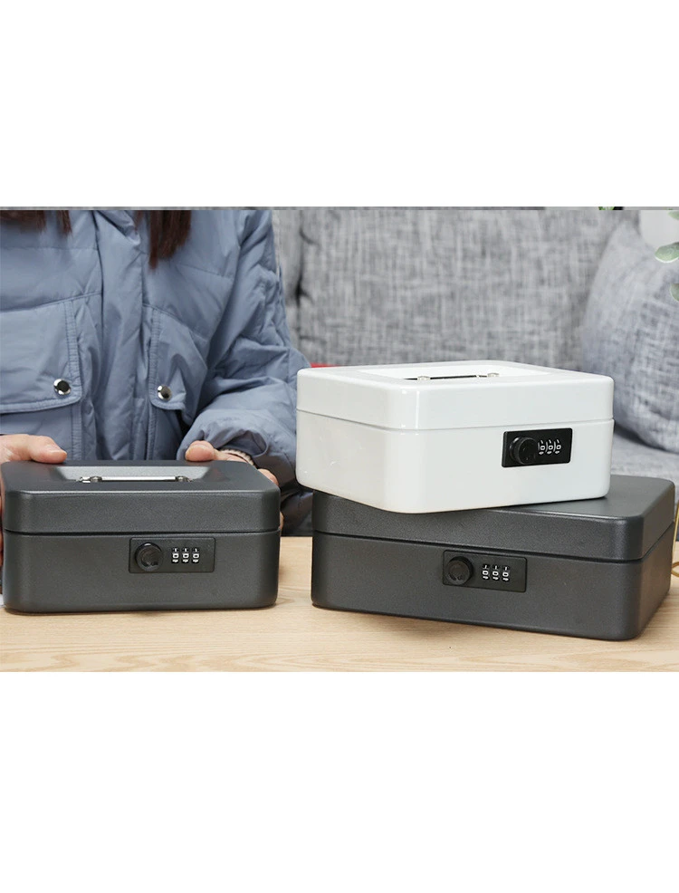 Children''s Gift iron Box With Lock  Change Desk Storage Box Money Box