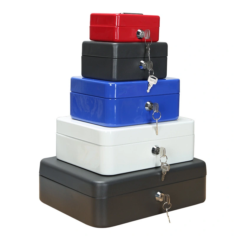 Children''s Gift iron Box With Lock  Change Desk Storage Box Money Box