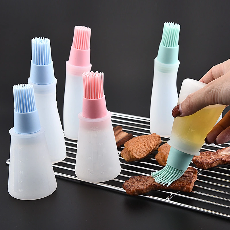 Silicone Oil Bottle Brush Barbecue Oil Brush Kitchenware