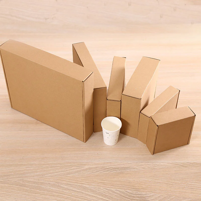 Three-Layer Extra-Hard Clothing Packaging Box Corrugated T-Shaped Blank e-Commerce Logistics Paper Box Carton