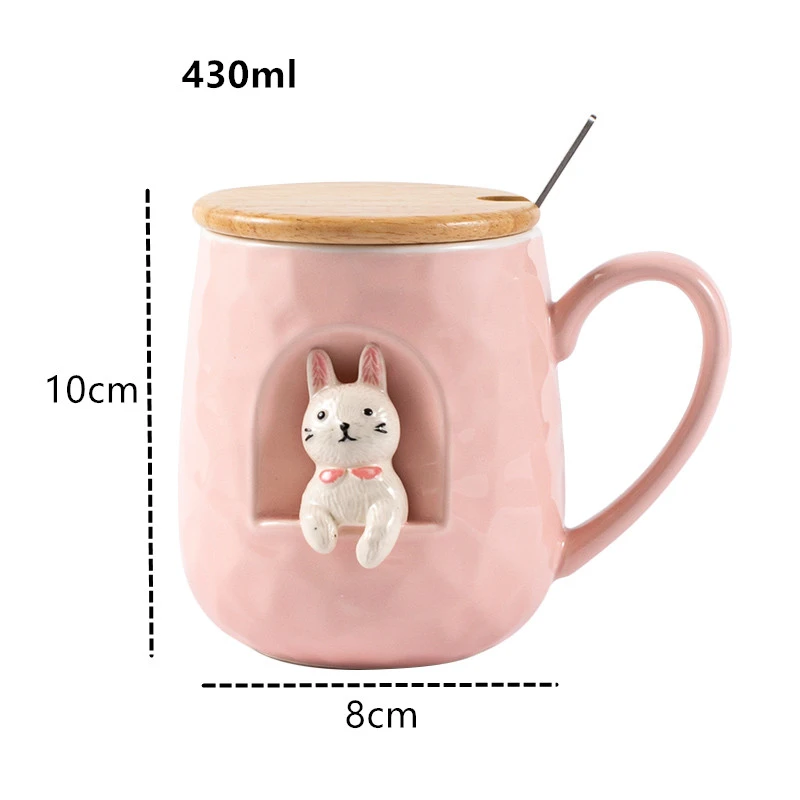 Personality Trend Couple Bunny Pair of Water Cups